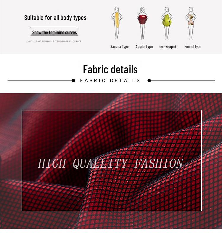 Elegant Wine Red Bodycon Dress with Water Drop Neck for Mother-in-law At Wedding Banquet