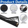 Air Conditioning Pipe Protector Thermal Reflective Aluminum Layer and Tear Resistant Universal Fit for Various Systems