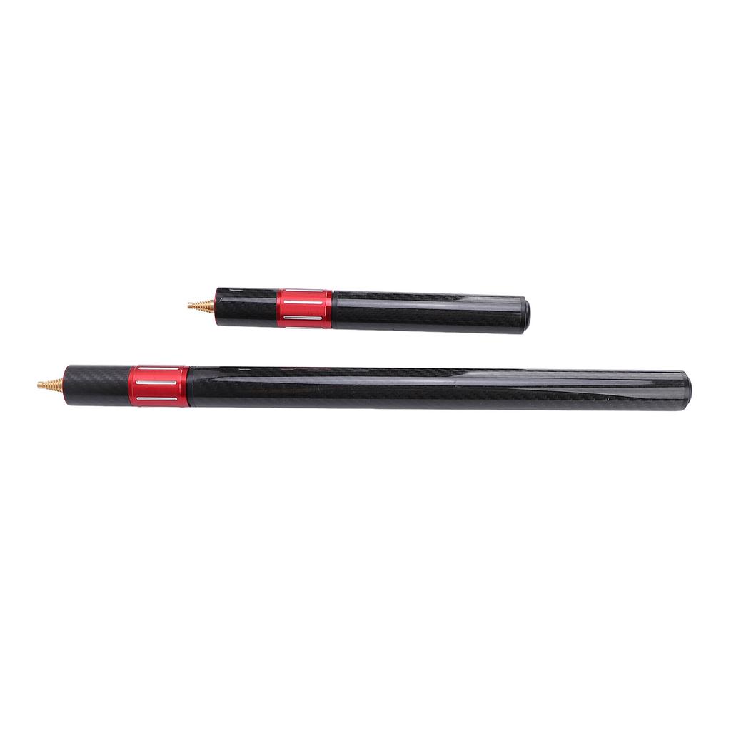 2PCS Pool Cue Extension Retractable Snooker Cue Extender Carbon Fiber Aluminium Alloy Billiard Acces