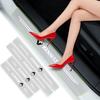 4pcs Car Threshold Sticker Scratch Resistant Transparent Film Protector For Renault Grand Scenic 4 XMOD Megane Clio 4 Laguna 2 3 Y999