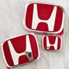 Car Logo Front Grille Trunk Steering Wheel Emblem Decorate Sticker For 2006-2025 Civic FIT HRV Vezel Avancier Accessories