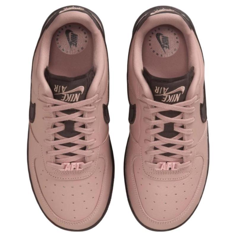 Nike Air Force 1 Rutschfest Abriebfest Low Top Skateboard Schuhe Damen Rosa Sneaker FJ7409-601