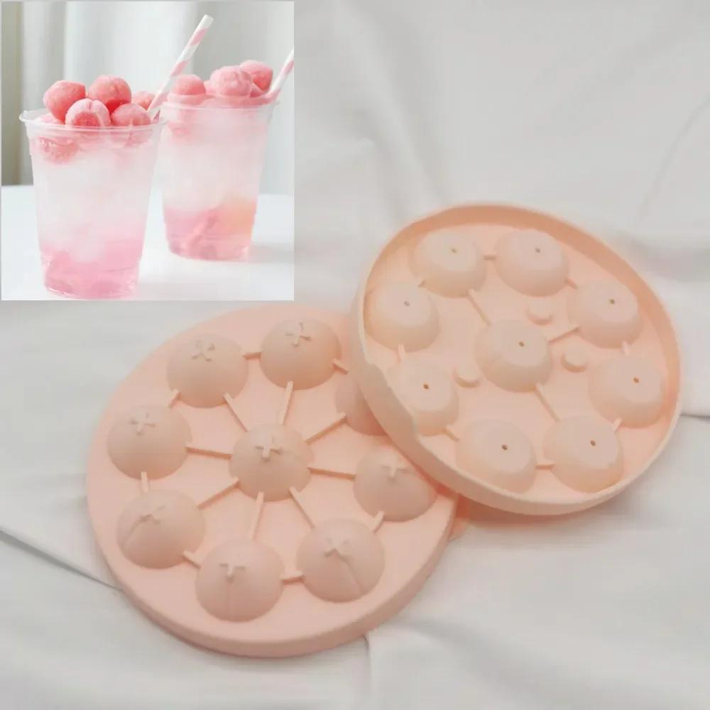 Rose Shape Silicone Ice Molds Summer Ice Cream Whiskey Making Tools Reusable Cold Block Tray Refrigerator Gadget Accessories