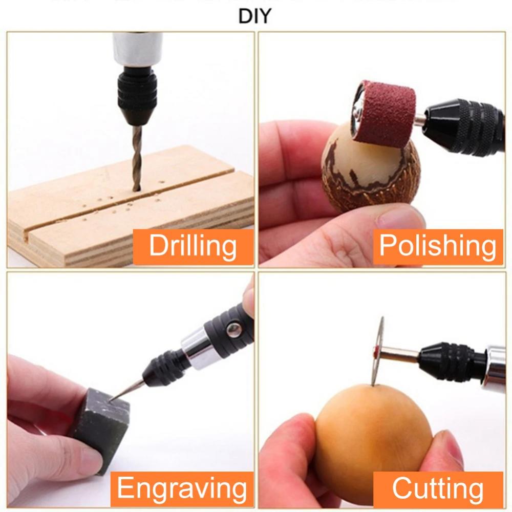 Micro Abrasive Tool Set,Electric Drill Multi-Rotor Tool Accessory Set,use for Cutting,Drilling,Electric Grinding Accessories