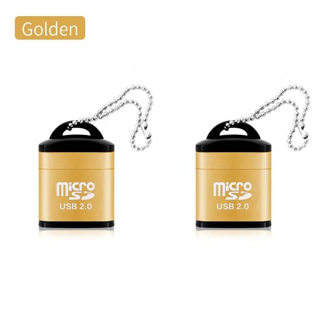 1/2PCS USB Micro SD/TF Card Reader USB 2.0 Mini Mobile Phone Memory Card Reader High Speed USB Adapter For Laptop Accessories