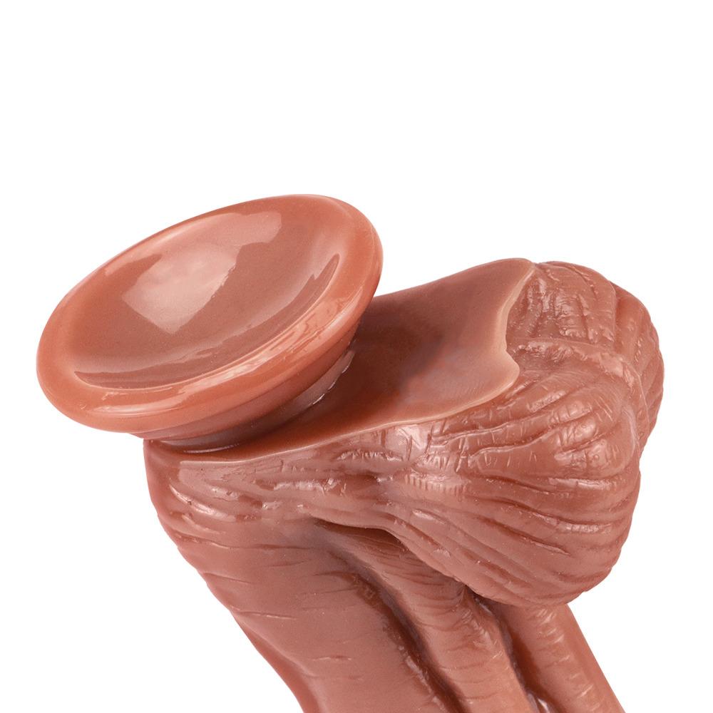 24cm 6 Color Big Black Dick Anal Plug Adult Sex Toy Fisting Realistic Penis BDSM Strapon Dick Pegging Femdom Women's Masturbator