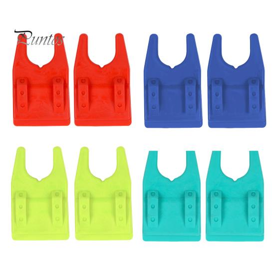 1 Pair Silicone Bucket Fishing Rod Holder Portable Lightweight Non-slip U-shaped Clamp-on Lure Container Bucket Fishing Pole Rest Rack Raft Fishing