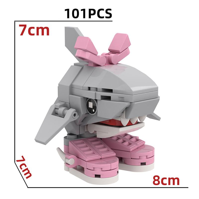 AI Brainrot Animals Bricks Tung Tung Sahur Figures Tralalero Tralala Building Blocks Brr Brr Patapim Toys For Boy Birthday Gifts