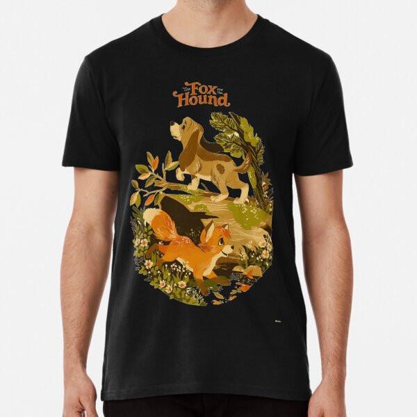 Cartoon Fox and Hound Cute Merch S To 5XL Made In the AU/USA T-Shirt