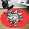 Rick and Morty Office Round Area Rug, Indoor Mat Suitable For Office,Bedroom Living Room Home Decor, Room Deco a0908166