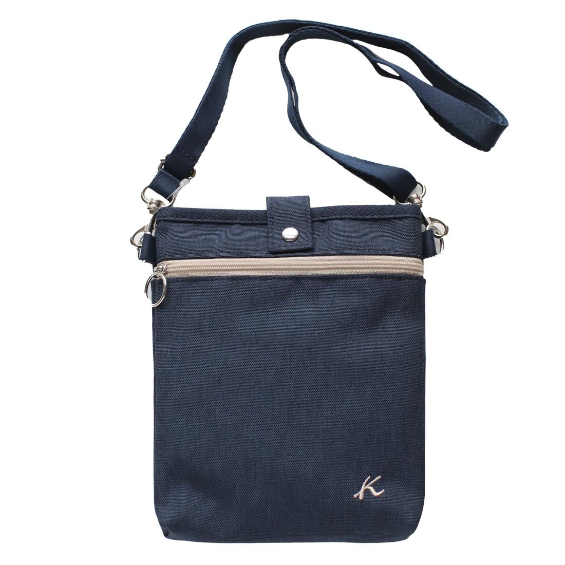 

Kitamura Shoulder Pouch Pochette Smartphone Shoulder Bag 19cm x 15cm x [Blooming] (Navy) (Approx. 2cm) 140270-0003-02