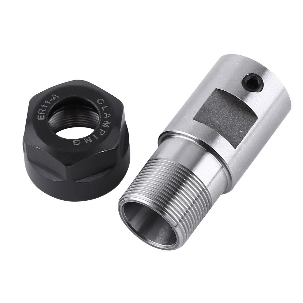 ER11A 5mm CNC Milling Motor Spindle Shaft Collet Chuck Extension Rod Holder Toolholder