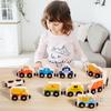 Montessori Magnetic Wooden Train Toys Early Educational Cognition Animal Toy Sorting Learning Teaching Car Cartoon Set For Kids