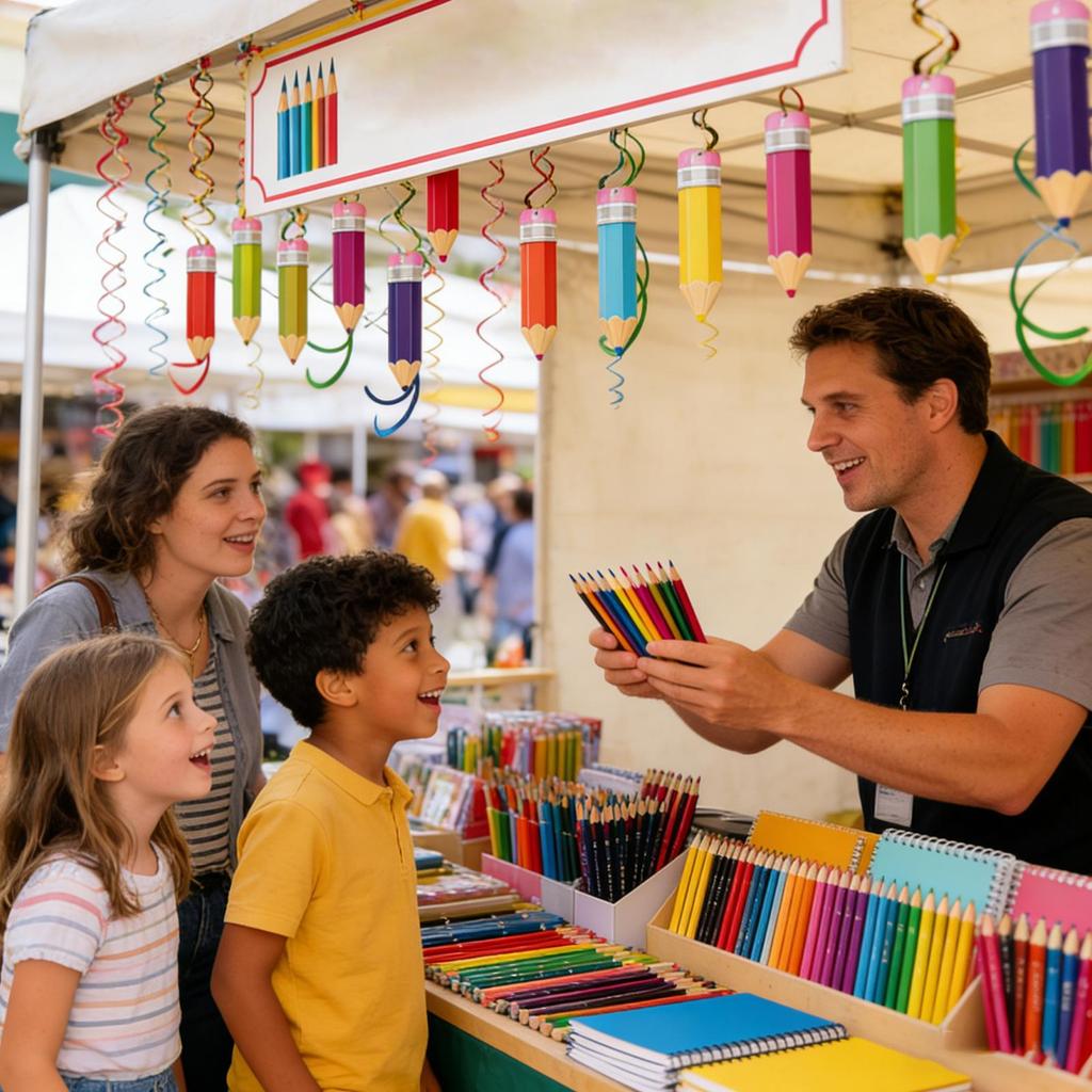 Party Ceiling Decorations Colorful Pencil Streamers Hangable Classroom Decor For Teachers School Classroom Home Kid Birthday