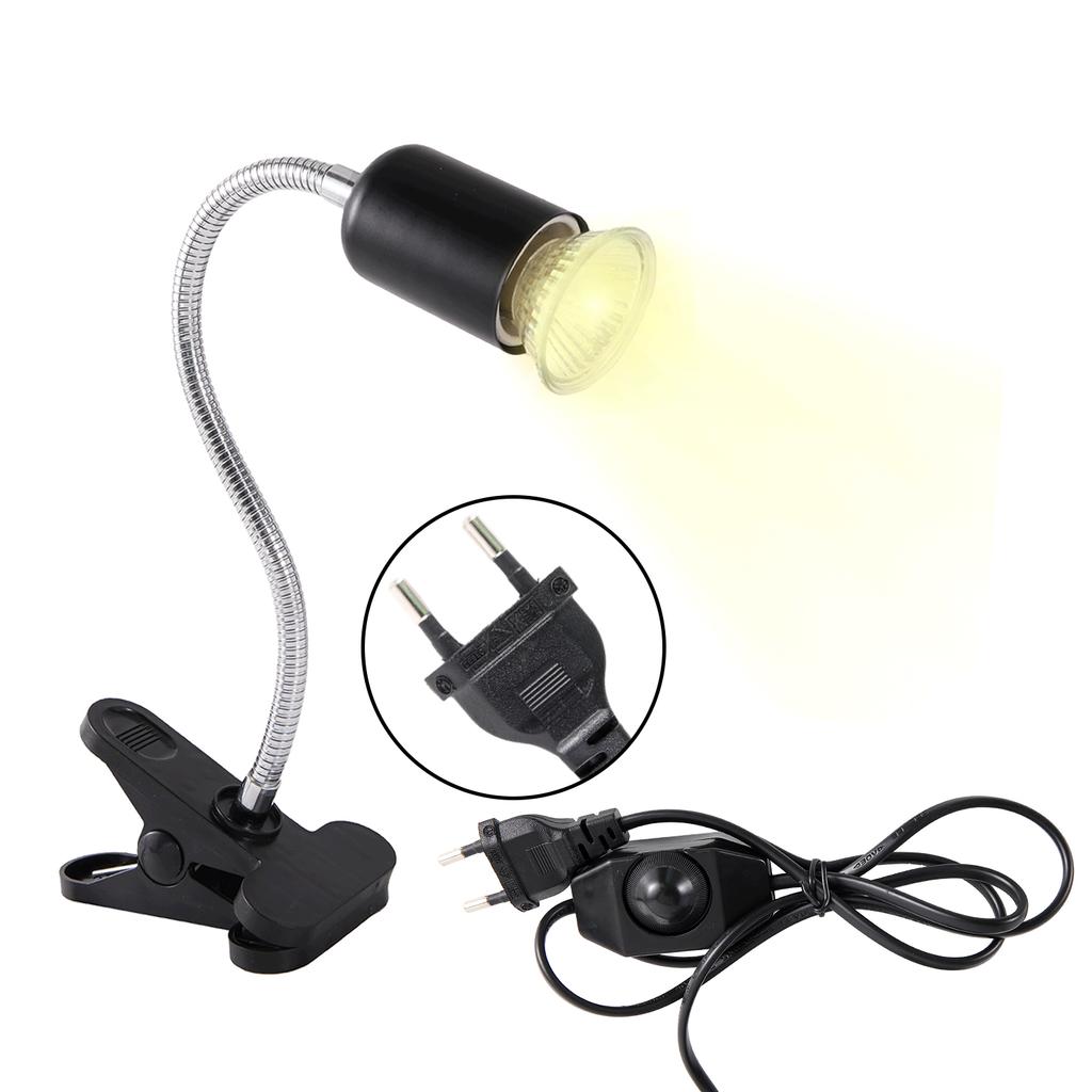 Reptile Pet Adjustable Heating Lamp 25\50\75W Full Spectrum UVA+UVb Suitable For Turtles And Lizards Calcium Supplement Lamp