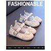 Children's Mesh Hollow-Out Single-Strap Shoes2026Summer girls' cute little flower sweet princess shoes children's shoes