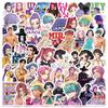 50PCS Anime Peripheral Stickers Korean Anime Phone Waterproof Stickers