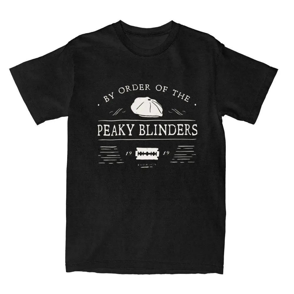 Men T Shirt Shelby Brothers Novelty Round Neck Short Sleeve Tees Mens White T-Shirts 100% Cotton Awesome Clothing