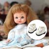 Miniature Doll Shoes With Metal Eyelets Simulation Bootie Replicas Figure For 17cm Anime Plush Doll Dressingup Accessory
