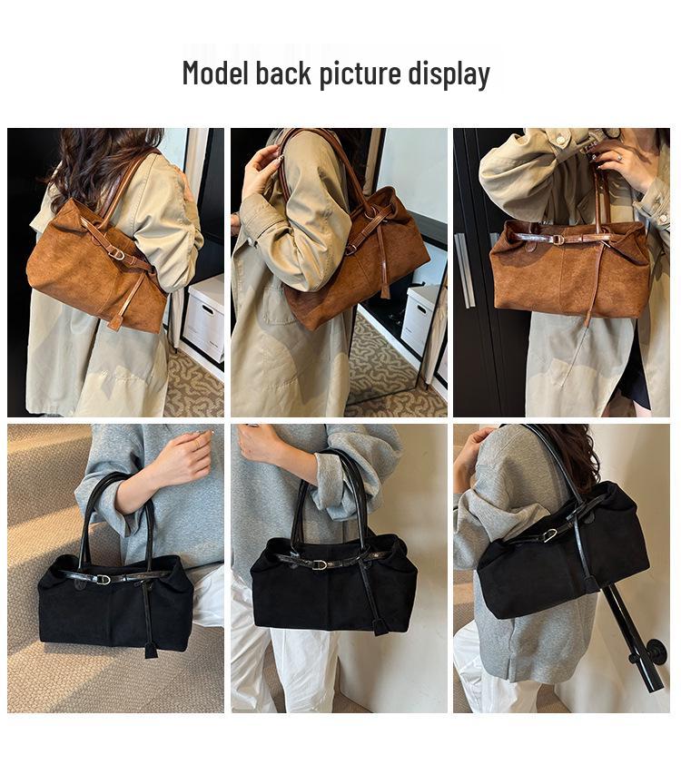 2025 Autumn/Winter High-End Women's Crossbody & Shoulder Tote Bag with Large Capacity