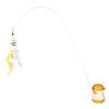 Multifunctional Duck Cat Teaser Wand with Rotating Feather & Catnip for Self-Play