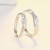 Intense Love Ring Niche Design Fashion Couple Ring Wedding Valentine's Day Gift for Male and Female Friends