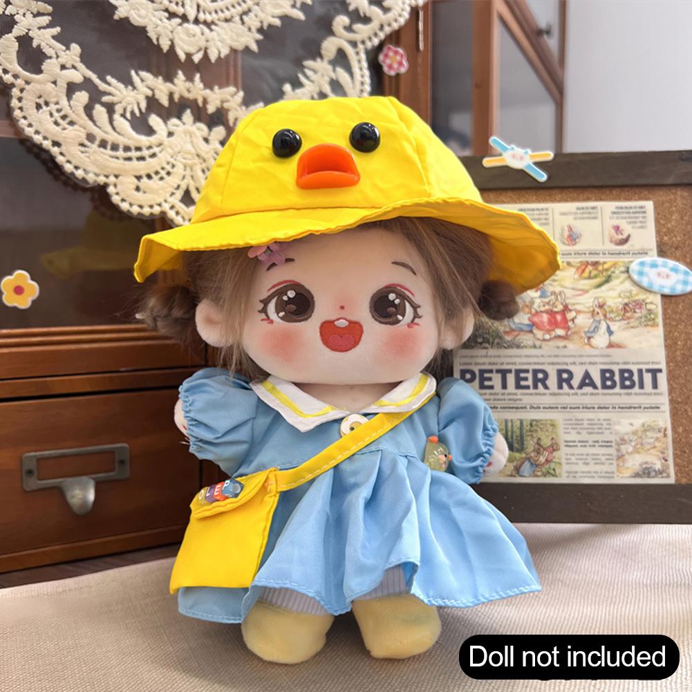 Salopetă Păpușă de Bumbac 20CM Desen Animat Păpușă de Pluș Haine de Schimb Accesorii de Joacă Casă Haine Mini