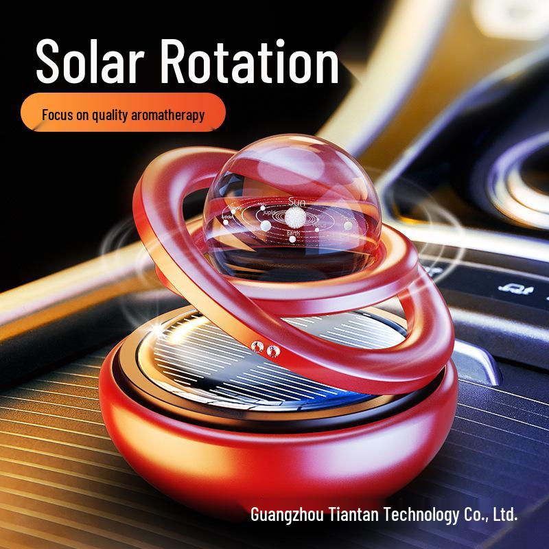 Solar-Powered Car Air Freshener & Perfume for Men