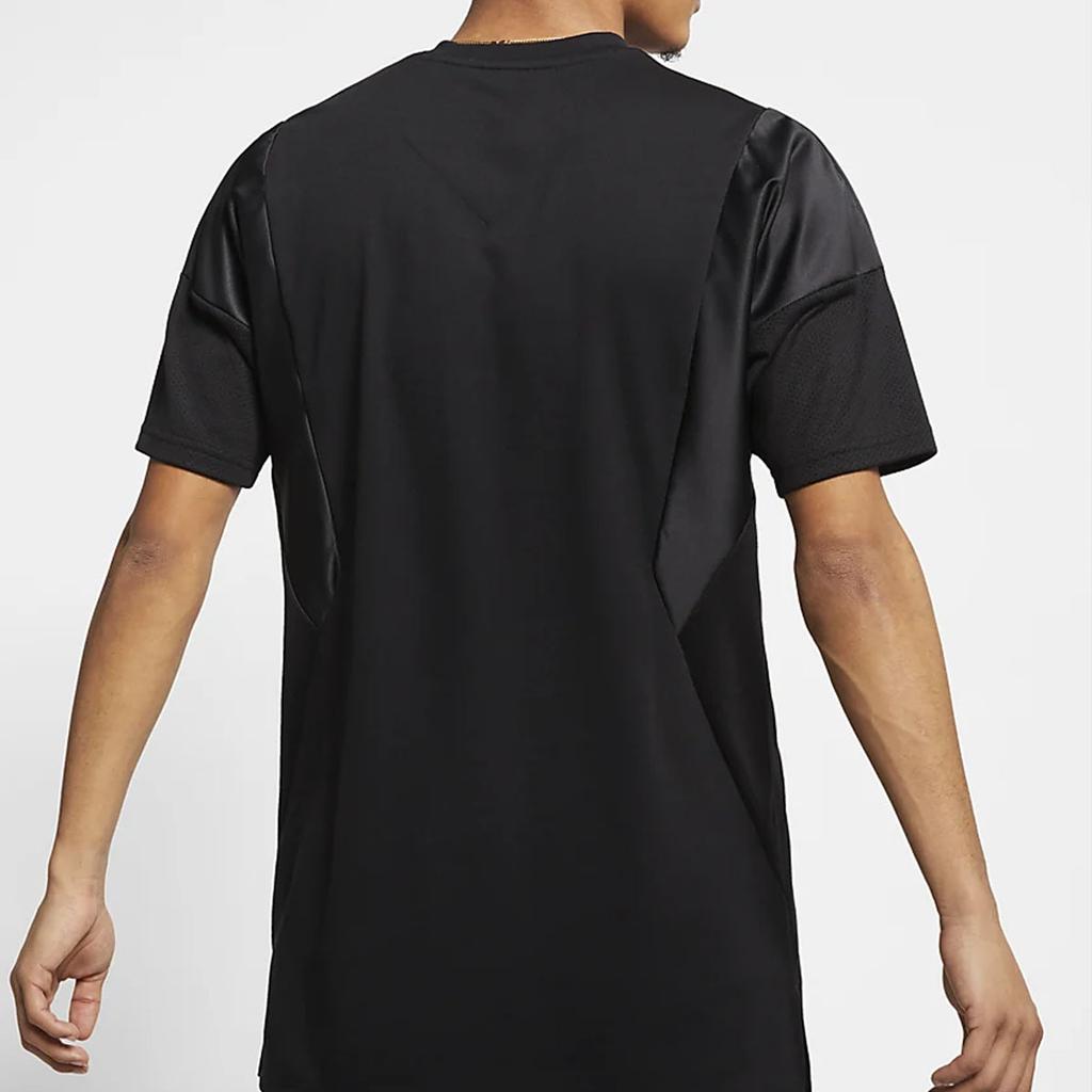 Jordan Flight Color-Block Sports Casual Short Sleeve T-Shirt Men Tops Black AO0415-010