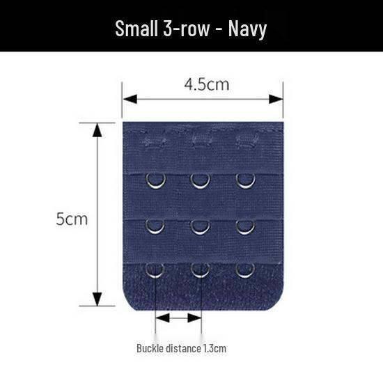 

Маленький удлинитель спортивного бюстгальтера в 3 ряда с крючками из нержавеющей стали Bare (Stainless Steel Hook)