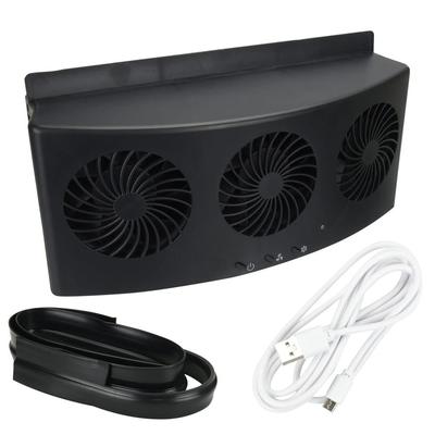 Auto-USB-Ventilator mit 3 Luftstromstufen für Auto-Camping und Wohnmobilgebrauch Einstellungen, Montage,