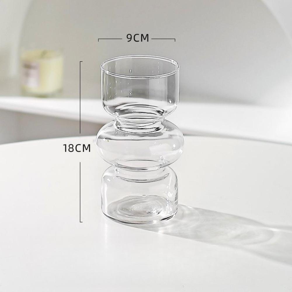 Европейская ретро-ваза из стекла для полива и цветочных композиций, настольная ваза для обеденного стола, украшение для цветочной композиции.