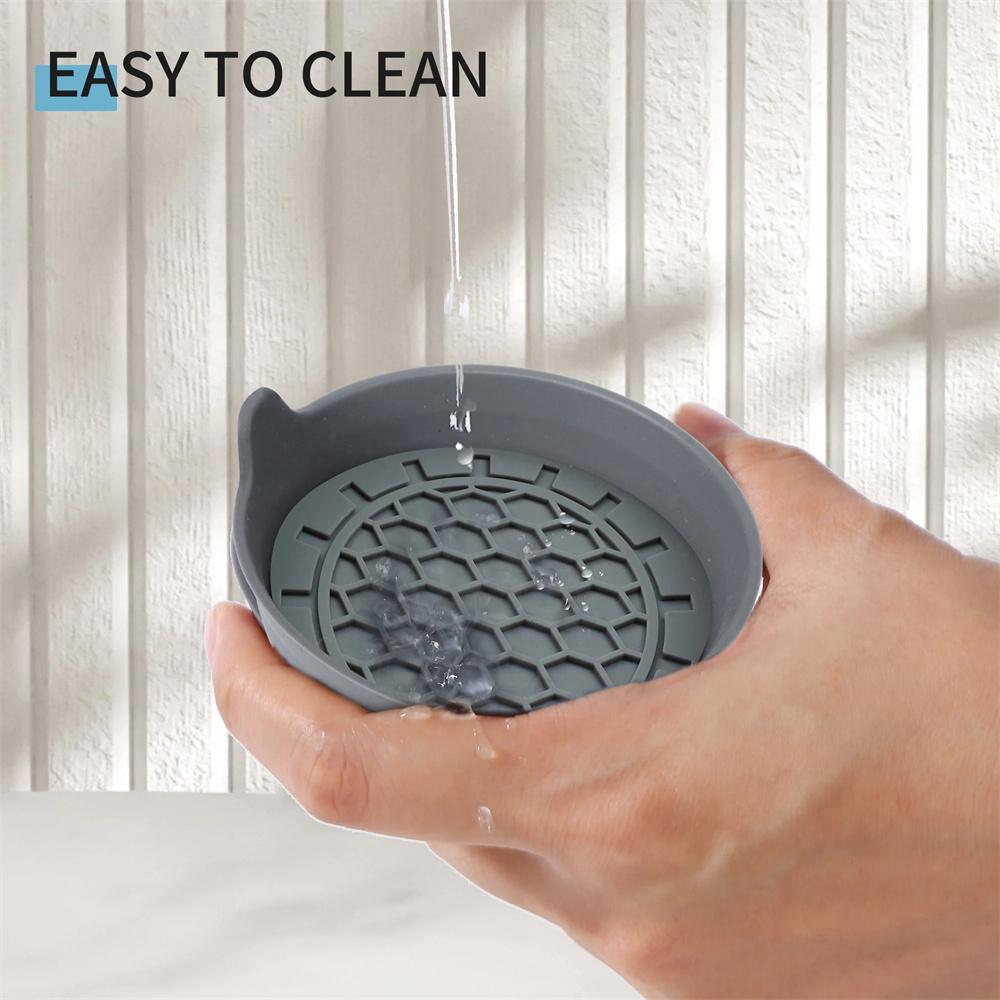 2PCS Silicone Car Coasters Non-Slip Water Cup Pad Car Cup Groove Anti-Scalding Mat Bottle Cup Holders Car Interior Accessories