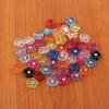 50 Pieces Acrylic Resin Rhinestone Clear Colorful Buttons Sewing Supplies