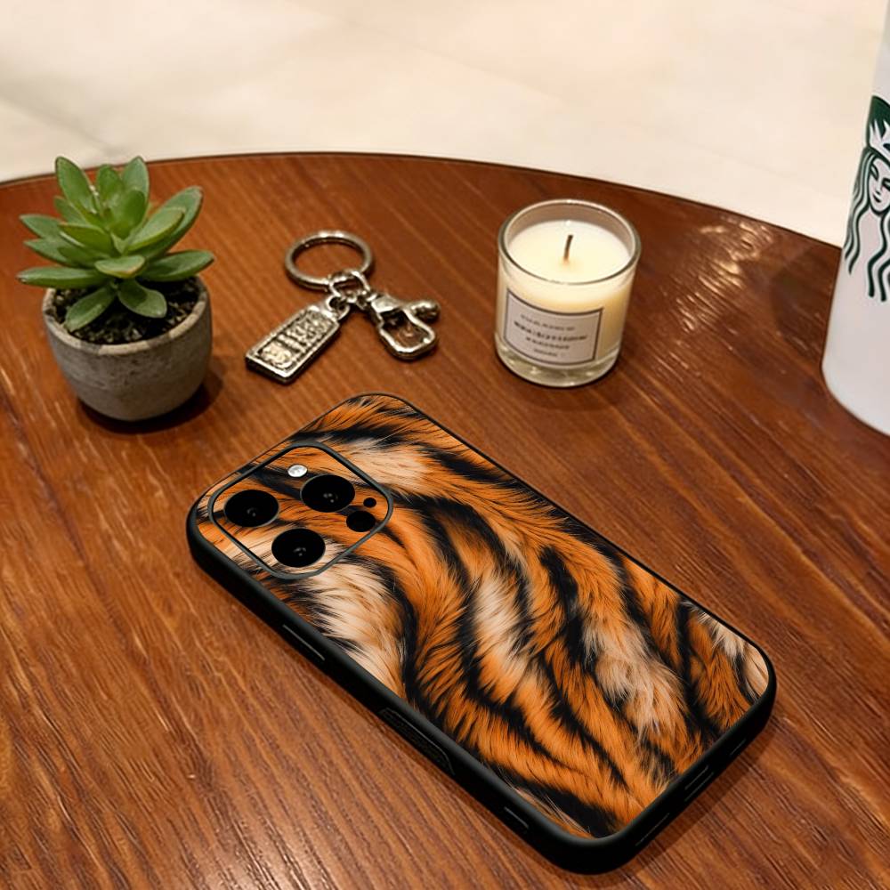 Leopard Print   Phone Case For iPhone 17, 16,15,14,13,12,11 Plus,Pro Max, Others Soft Black Cover