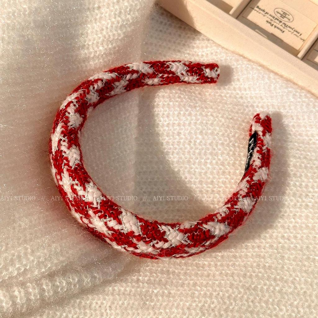 Festive Red Headband for Women - Chinese New Year & Christmas Hair Accessory