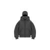 Unisex European Plus Size Double Hood Zippered Sweatshirt Jacket for Autumn/Winter