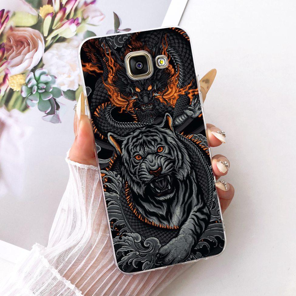 Clear For Samsung A3 2016 Case SM-A310F Cute Cat Fashion Butterfly Funny 2D Painted Casing For Samsung Galaxy A3 2016 Cover
