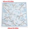 1PC Cotton Women Handkerchief Hanky Kerchiefs Square Printing Flowers Hankies 6XDE
