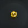 Acrylic 12-Sided Colorful Polyhedral Dice Keychain Ornament