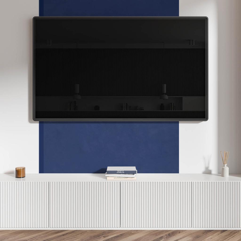 Self-Adhesive Vinyl Panel With Decorative Print 120x60 Cm Navy Blue