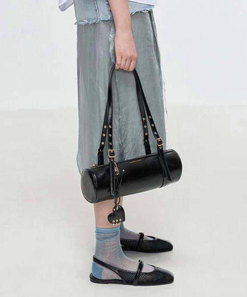 Charles & Keith Ray Elongated Shoulder Bag Ck2-20782861