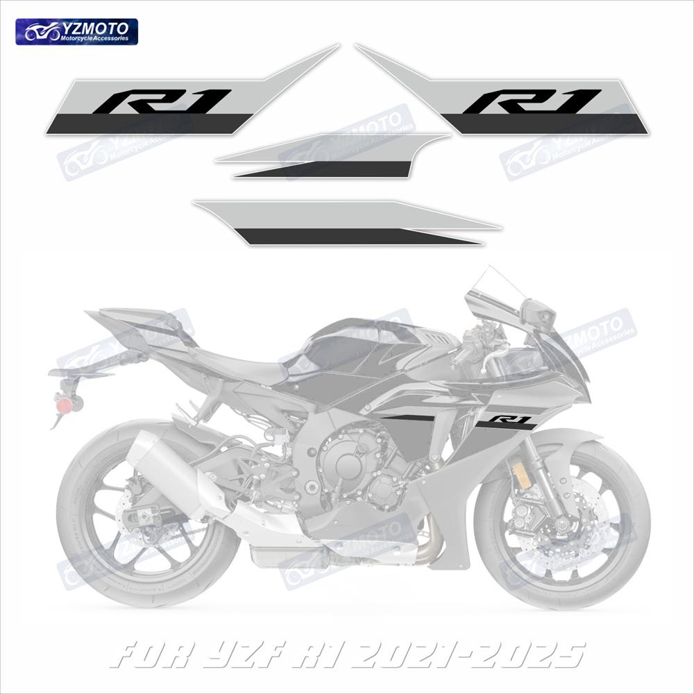 For YZF R1 YZF-R1 2020 2021 2022 2023 2024 Motorcycle Racing Fairing Stickers Reflective Body Decoration Decal Sticker