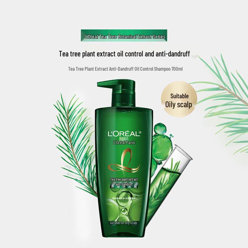L Oreal Шампунь для очищения и против перхоти с маслом чайного дерева
