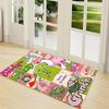 Grinch Christmas Collage Carpet Rug Soft Washable Antislip Home Living Room Sofa Mats Personalized Christmas Rug