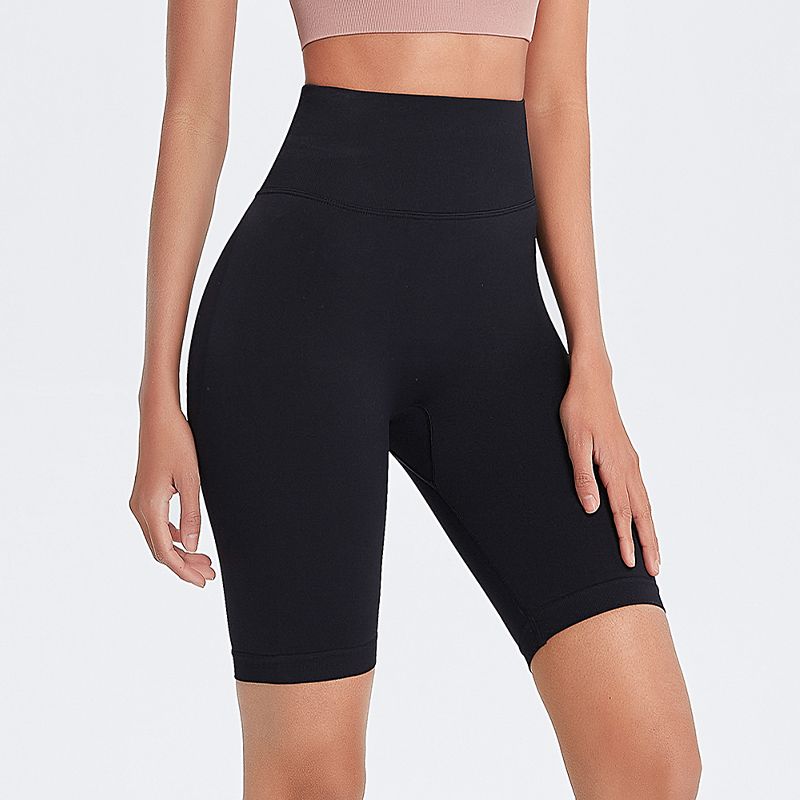 High Waist Peach Hip Fitness Shorts Women's Half Length Cycling Pants 2024 New Arrival Hip Lifting Sports Pants Running Quick-Drying Yoga