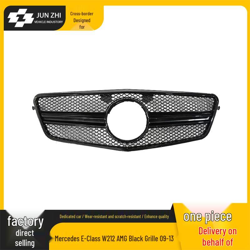 Replacement Black Grille for 2009-2013 Mercedes-Benz E-Class W212 AMG Models