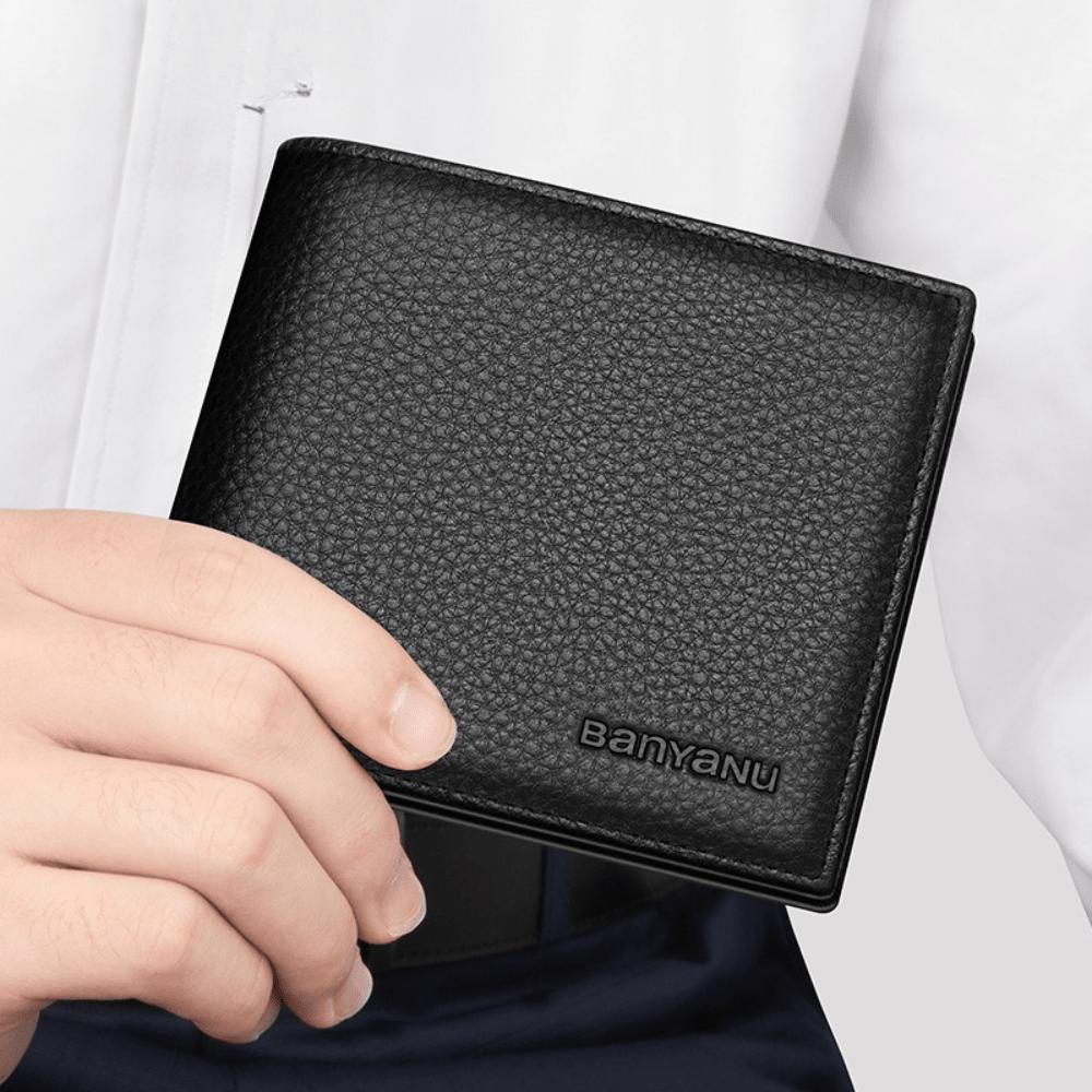 Men's short wallet, new simple wallet, thin wallet.