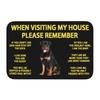 Pet Door Mat Belgian Shepherd Front Floor Door Entrance Mats Outdoor Kitchen Bathroom Doormat Bedroom Carpet Non Slip Floor Rug