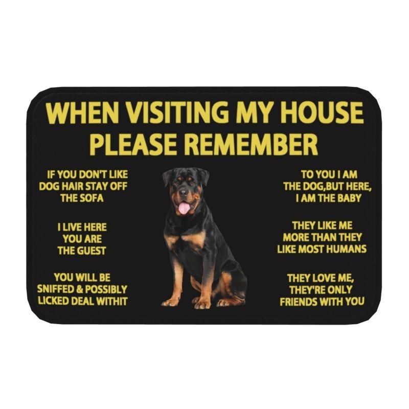 Pet Door Mat Belgian Shepherd Front Floor Door Entrance Mats Outdoor Kitchen Bathroom Doormat Bedroom Carpet Non Slip Floor Rug